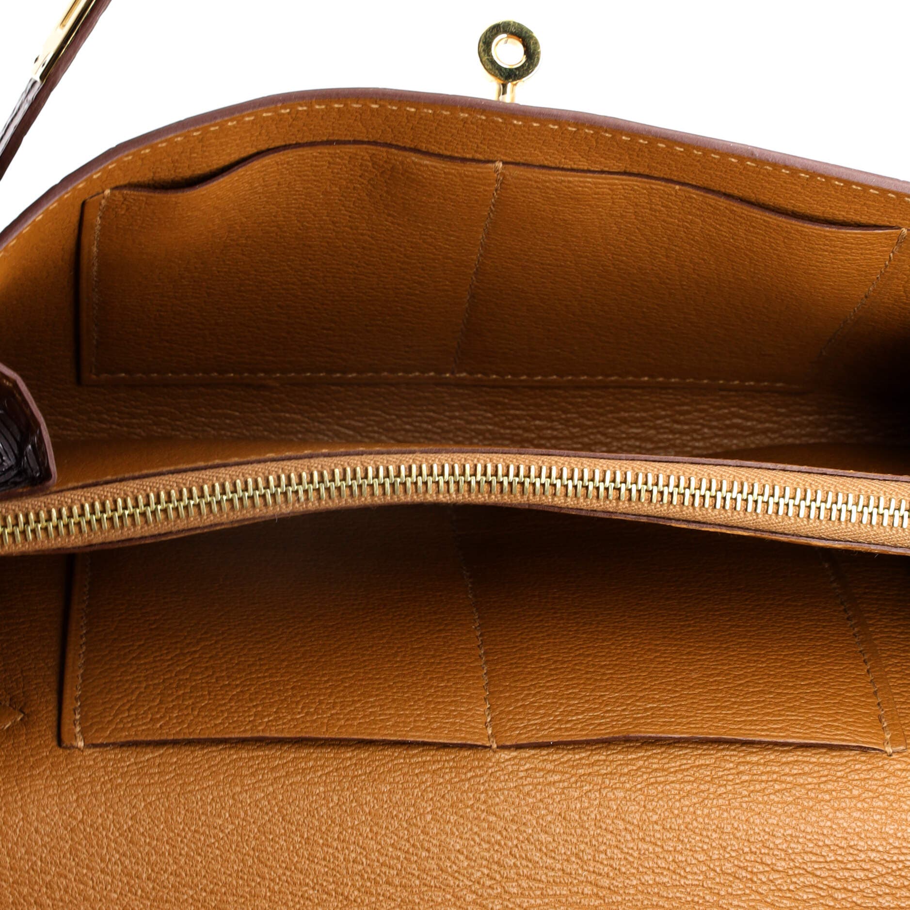 Pre-Owned Hermes Kelly To Go Wallet Alligator, Alternate, color, 