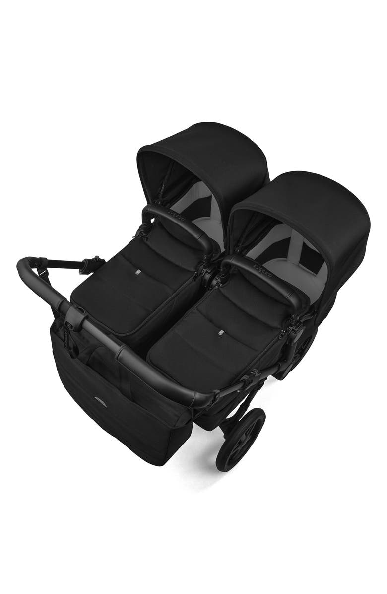 Bugaboo Twin Bassinet Fabric Set for Bugaboo Donkey 6 Stroller, Alternate, color, Heritage Black