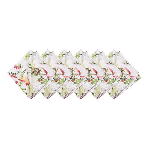 Ruby Cardinal Napkins Set of 6