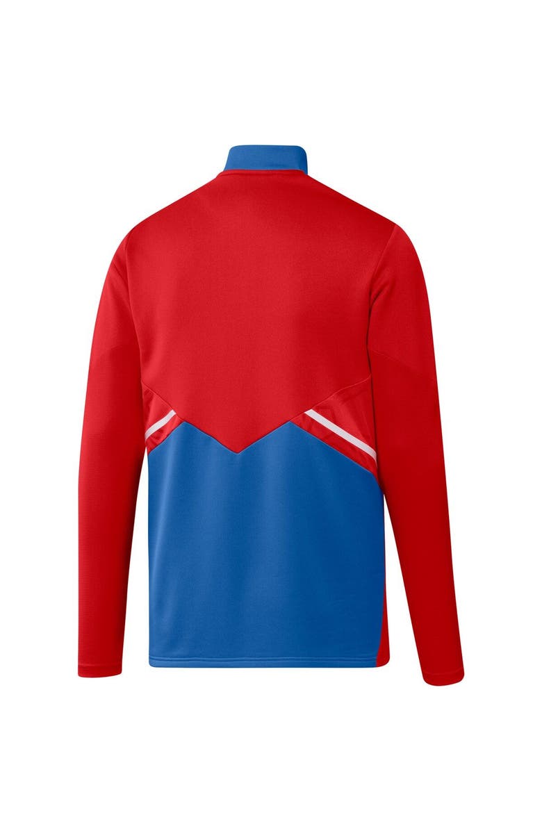 adidas Men's adidas Red Bayern Munich Training AEROREADY Quarter-Zip Top, Alternate, color,