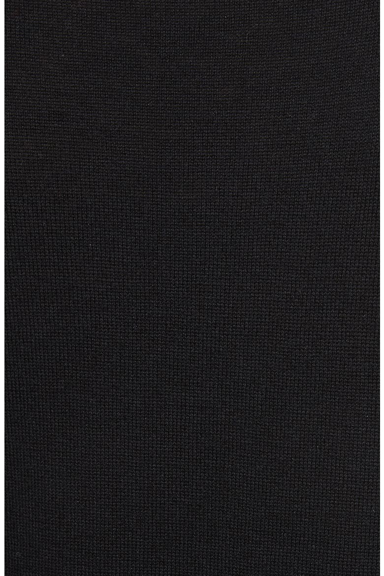 Catriona Wool & Silk Sweater Dress, Alternate, color, CAVIAR