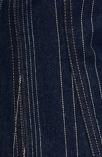 Rider Topstitch Detail Denim Jacket