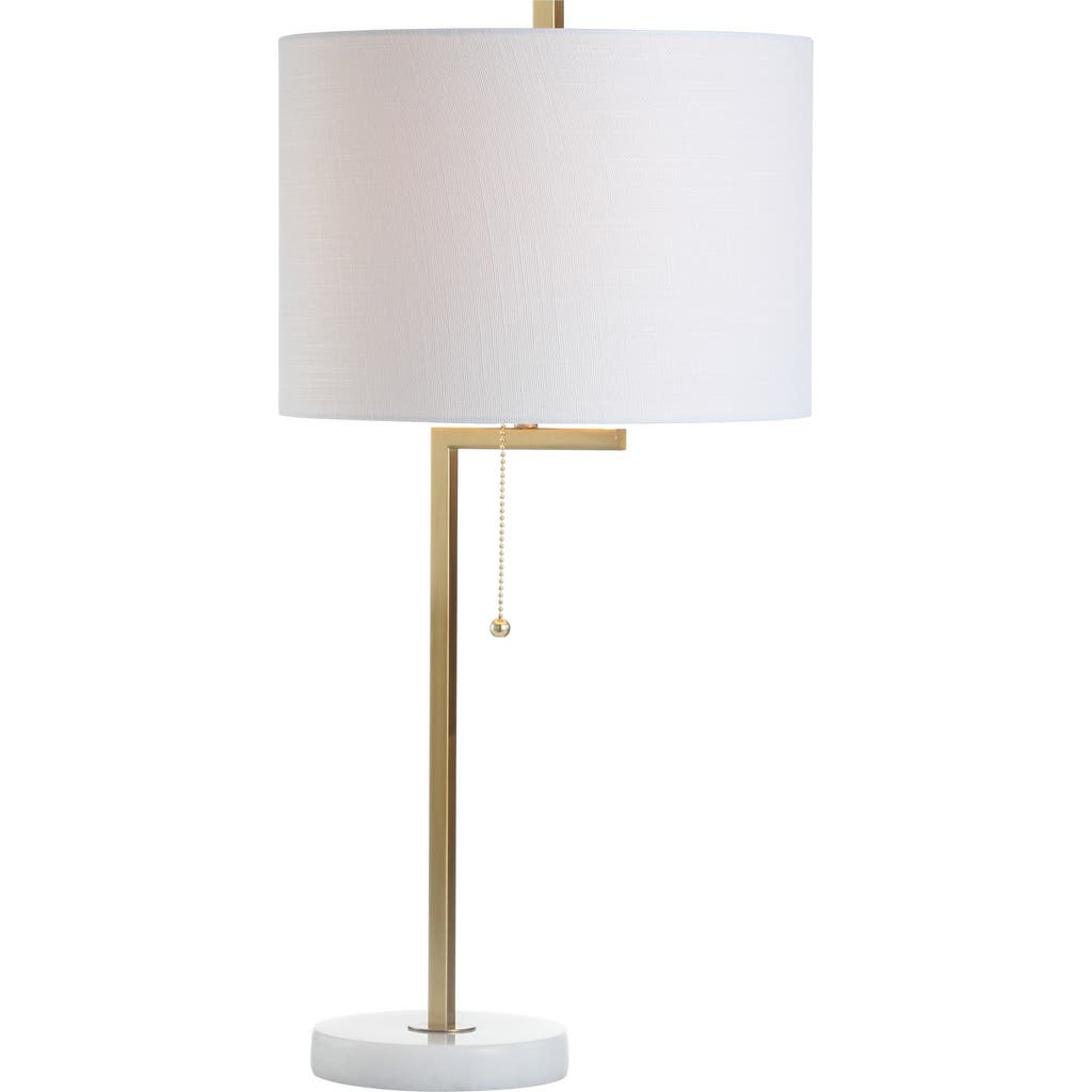 Jonathan Y Alyssa 24.5" Metal/marble Led Table Lamp