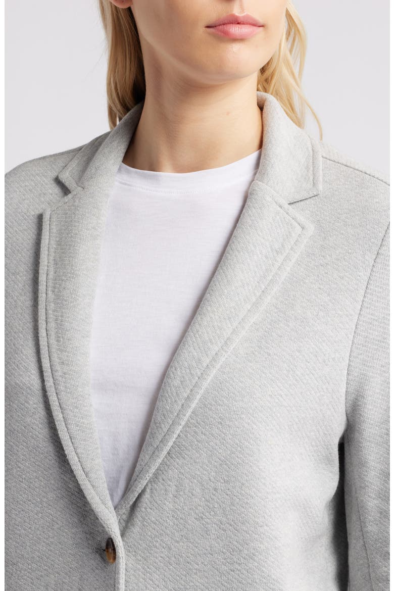 Relaxed Knit Blazer, Alternate, color, GREY HEATHER