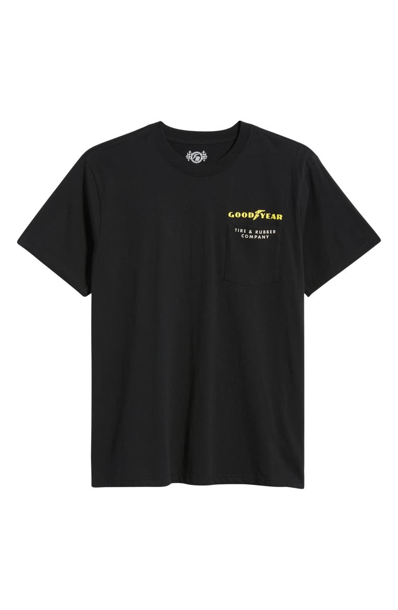 Brixton x Goodyear Service Pocket Cotton Graphic T-Shirt, Alternate, color, 