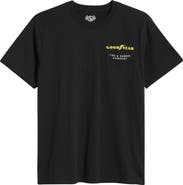 Brixton x Goodyear Service Pocket Cotton Graphic T-Shirt