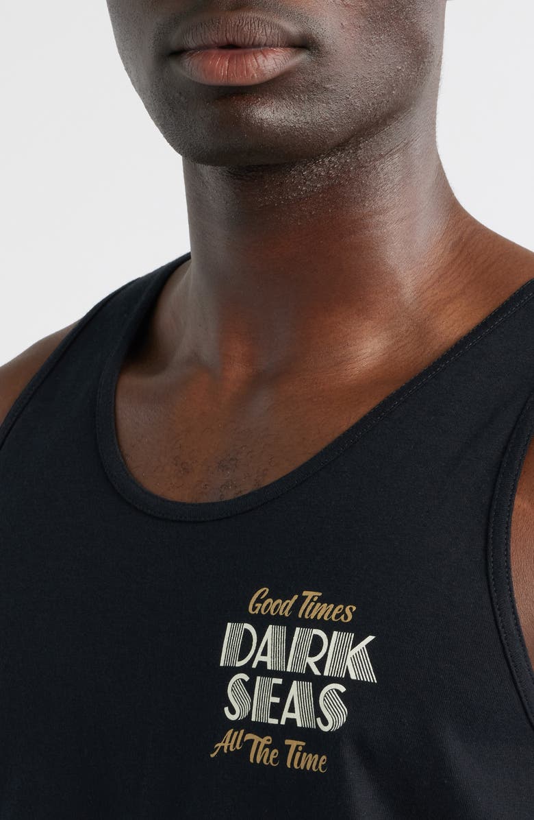 DARK SEAS Easy Going Graphic Tank, Alternate, color, Black