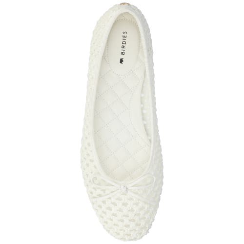 Birdies The Songbird Flat Openweave In White