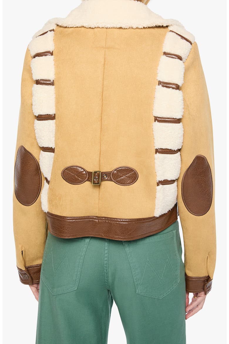 The Tripper Faux Leather & Faux Suede Puffer Jacket, Alternate, color, MIXED MEDIA