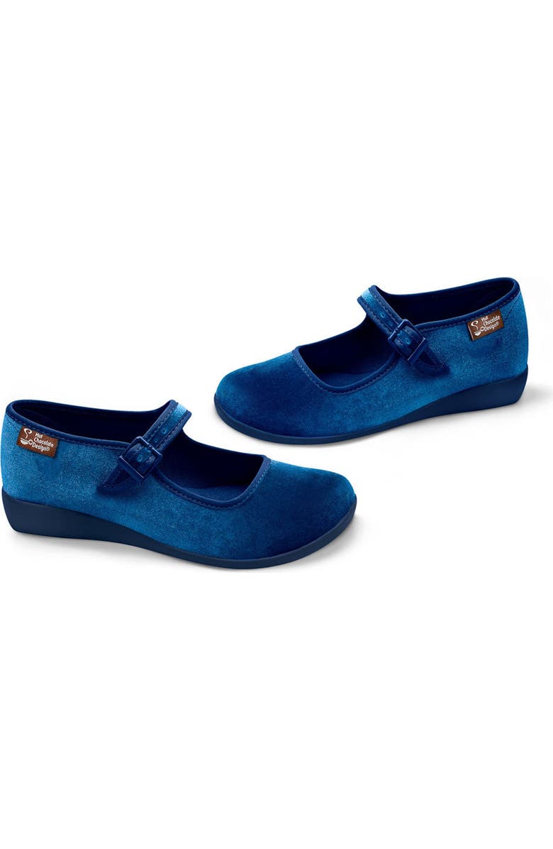 Hot Chocolate Design Curacao Women's Mary Jane Flats, Alternate, color, Curacao Blue