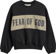 Fear of God Essentials Kids' Logo Panel Sweatshirt