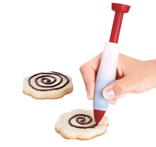 Cuisipro Cookie And Cupcake Decorating Pen Baking Deco Food Frosting Pen In Red