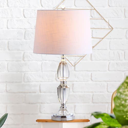 Jonathan Y Graham Crystal Led Table Lamp In Clear