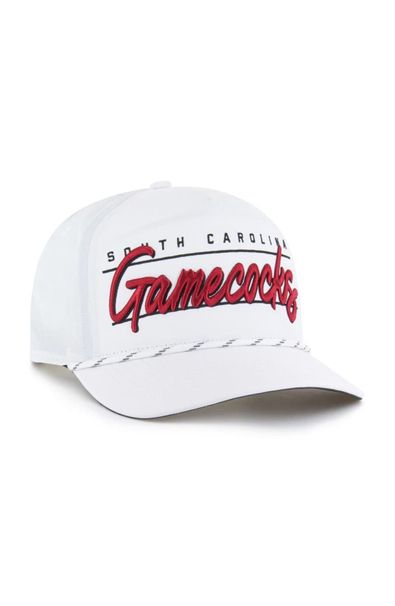 '47 Men's '47 White South Carolina Gamecocks Condor Hitch brrr° Adjustable Hat, Alternate, color, 