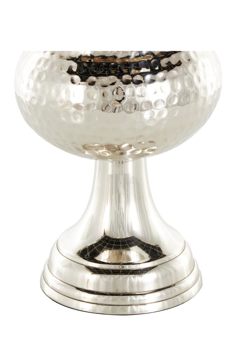 Metal Vase, Alternate, color, SILVER