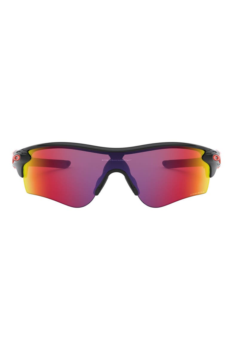 Radar® EV Path® 138mm Prizm™ Wrap Shield Sunglasses, Main, color, BLACK