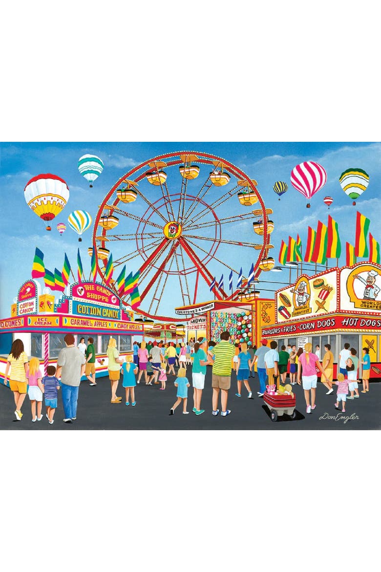 On the Midway 300 piece Jigsaw Puzzle for Adults, Main, color, Multicolor