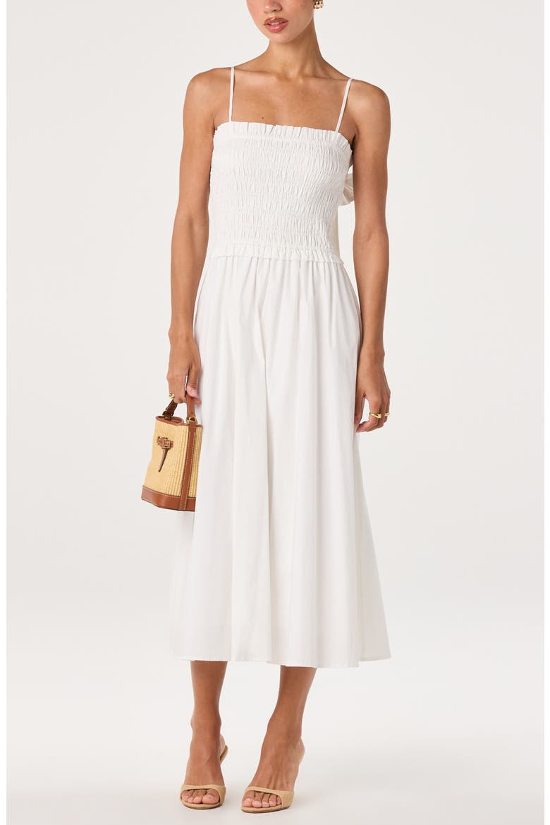 Harper A-Line Dress, Alternate, color, WHITE