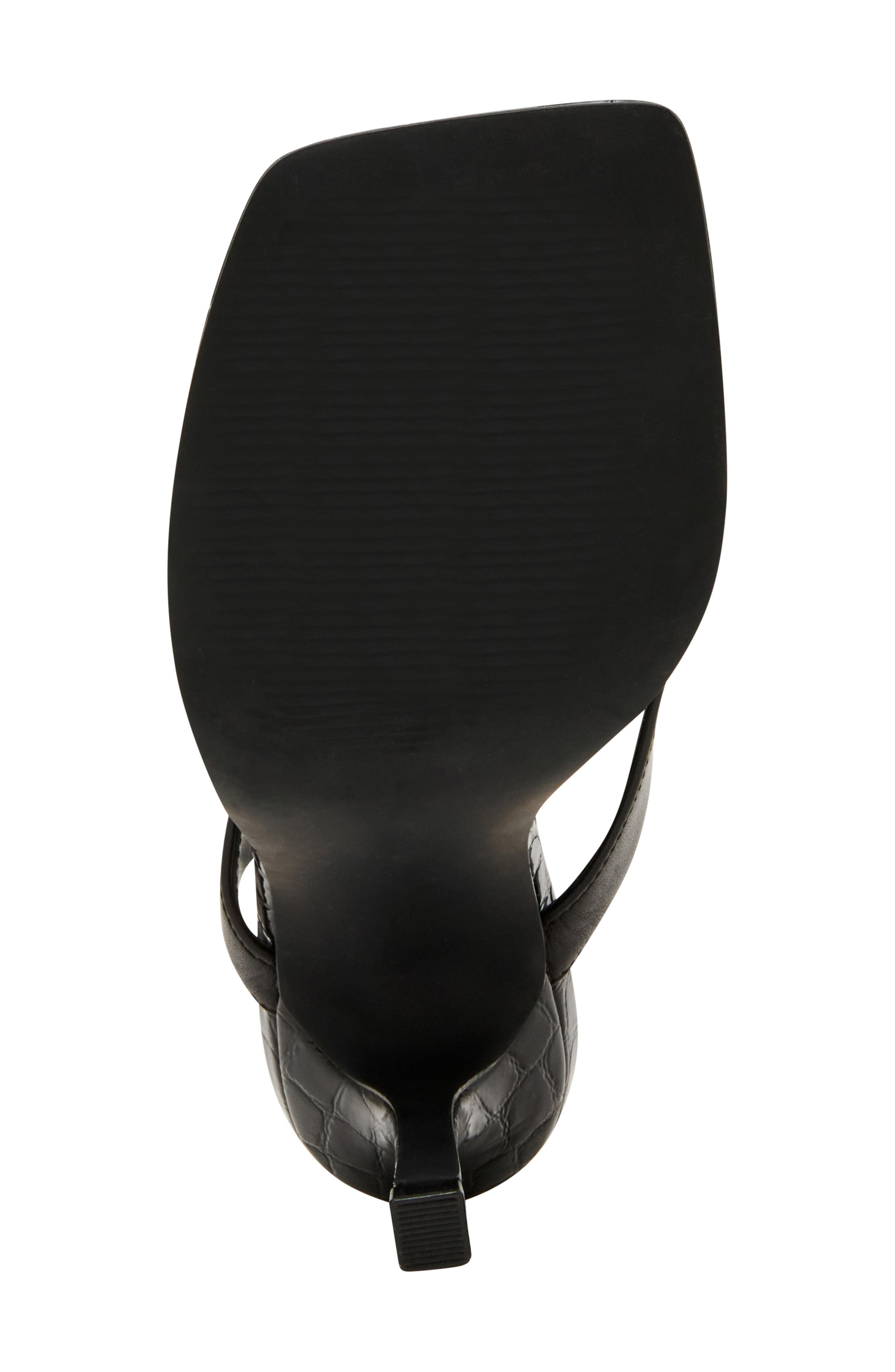 Steve Madden Improv Slingback Sandal, Alternate, color, Black Leather