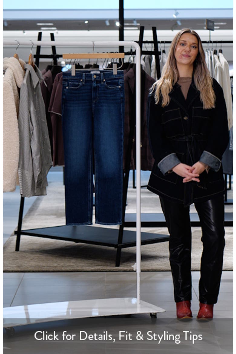 Cindy High Waist Ankle Straight Leg Jeans video