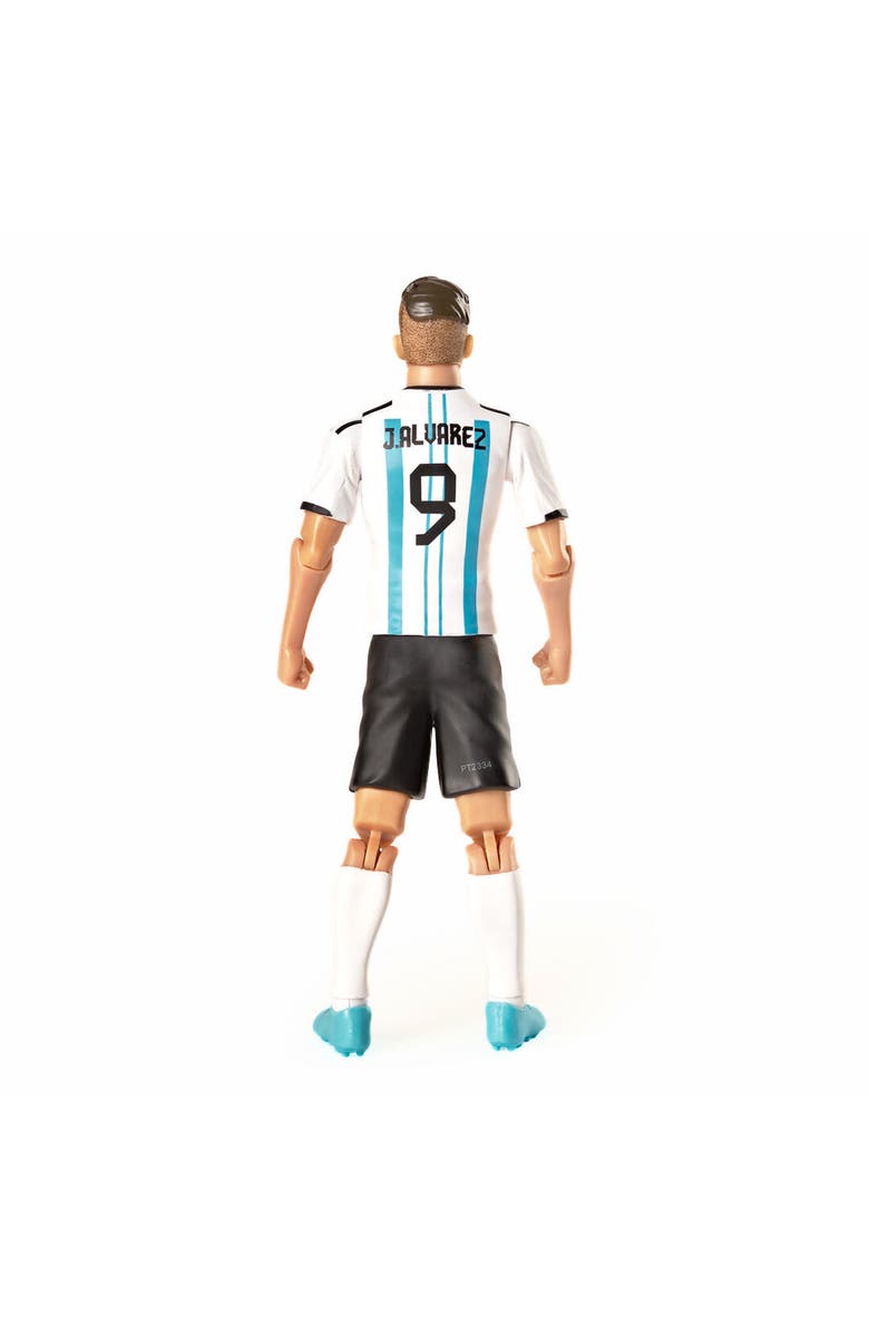 Banbo Toys SOCKERS Argentina AFA Julián Álvarez 8" Collectible Soccer Action Figure, Alternate, color, Blue