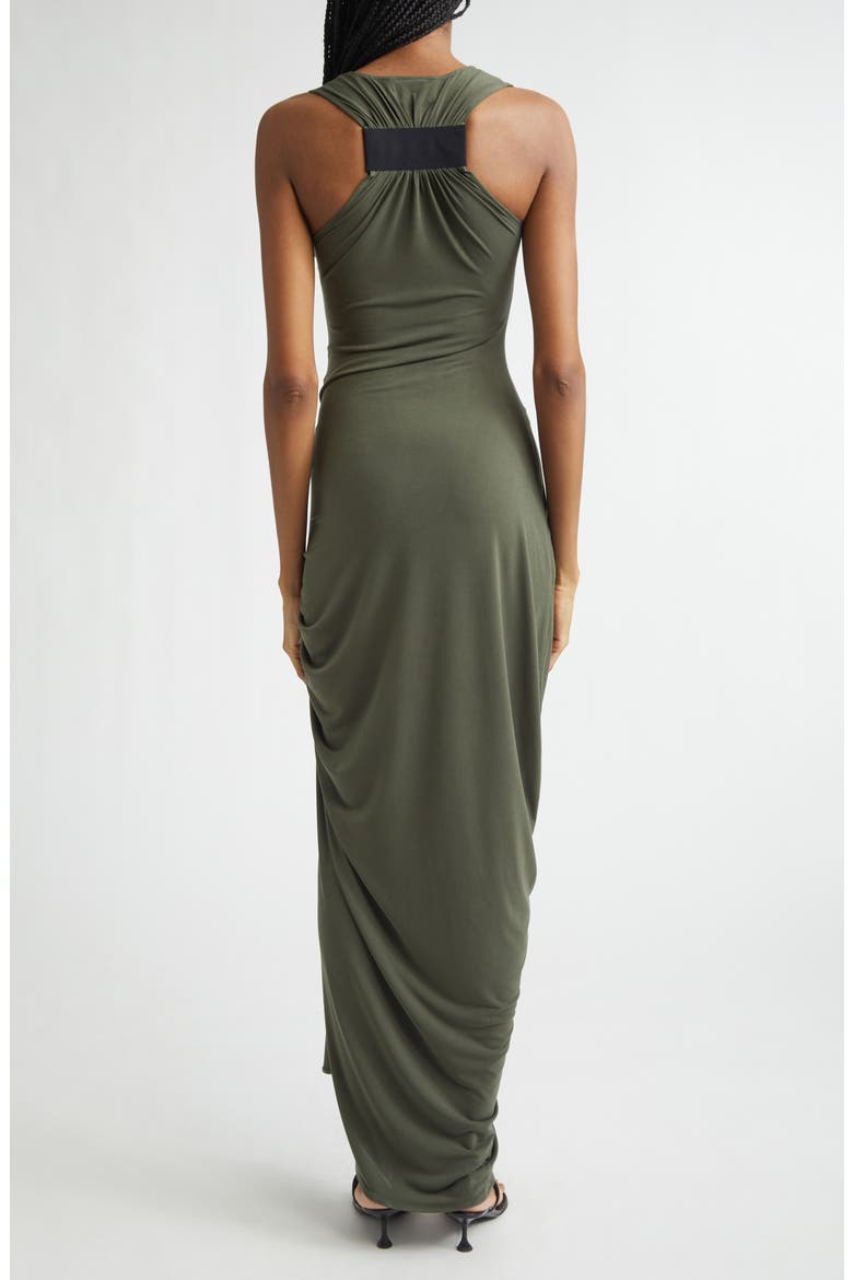 Ruched & Taped Suspended Maxi Dress, Alternate, color, GREEN GRN