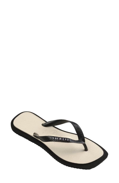 HAVAIANAS HAVAIANAS FUSION SQUARE LOGO FLIP FLOP 