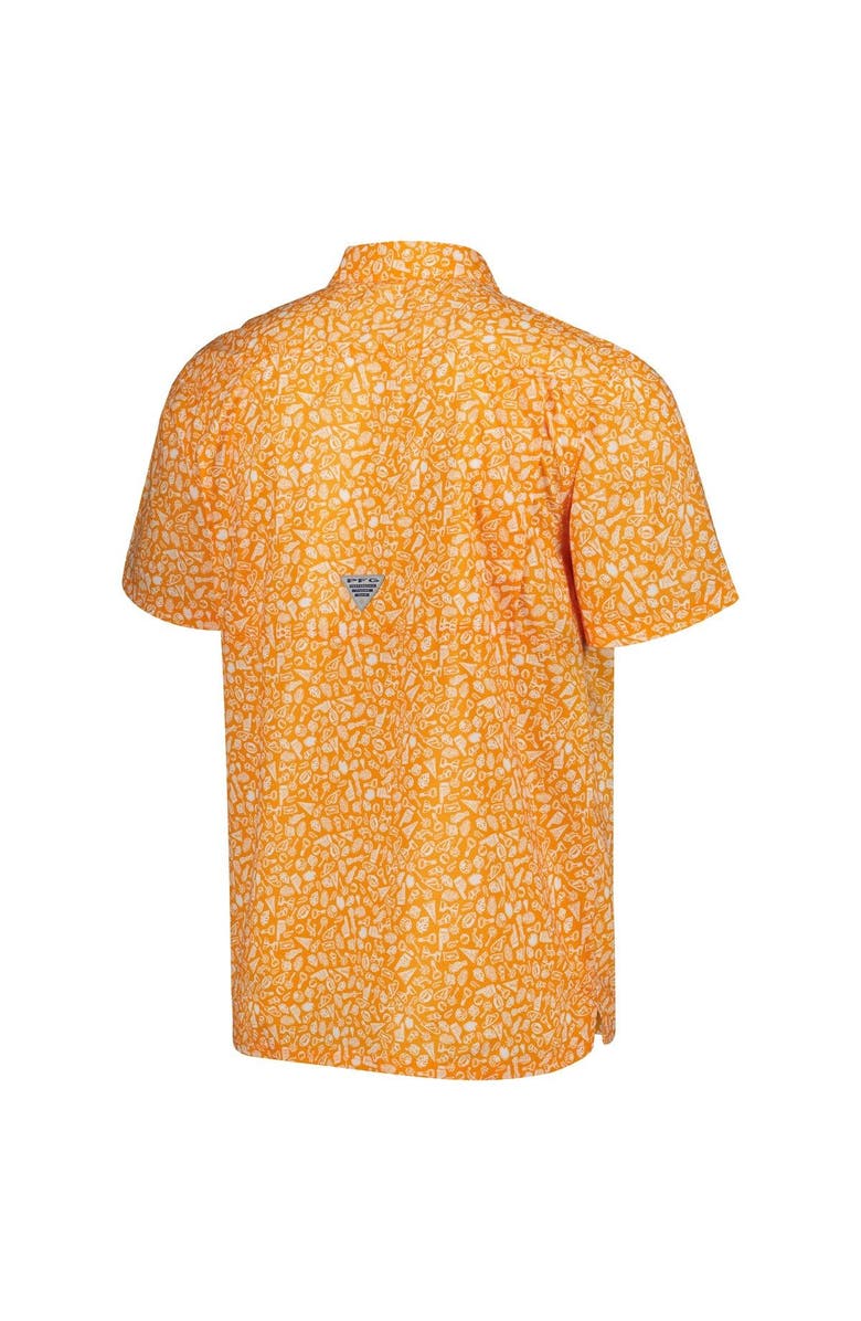 Columbia Men's Columbia Tennessee Orange Tennessee Volunteers Super Slack Tide Omni-Shade Team Button-Up Shirt, Alternate, color, 
