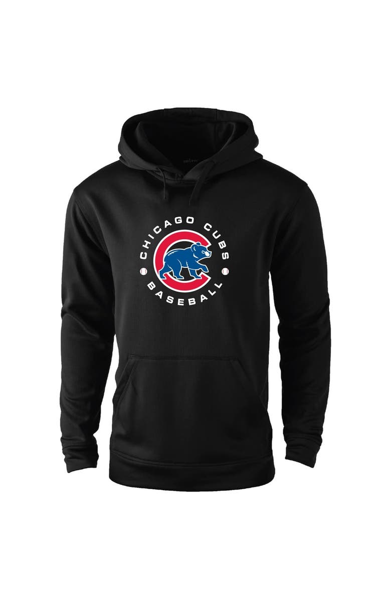 DUNBROOKE Men's Dunbrooke Black Chicago Cubs Champion Pullover Hoodie, Alternate, color, Black