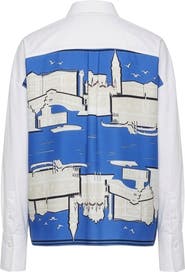 Callas Milano Sirene Scarf back shirt
