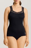 Hanro Cotton Delight Lace Trim Tank Top