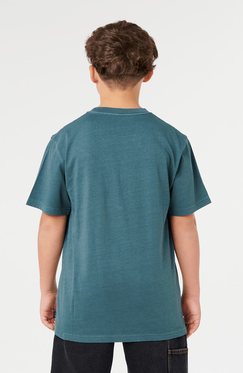 Rip Curl Kids' Sunset Sesh Cotton Graphic T-Shirt, Alternate, color, Pine Night