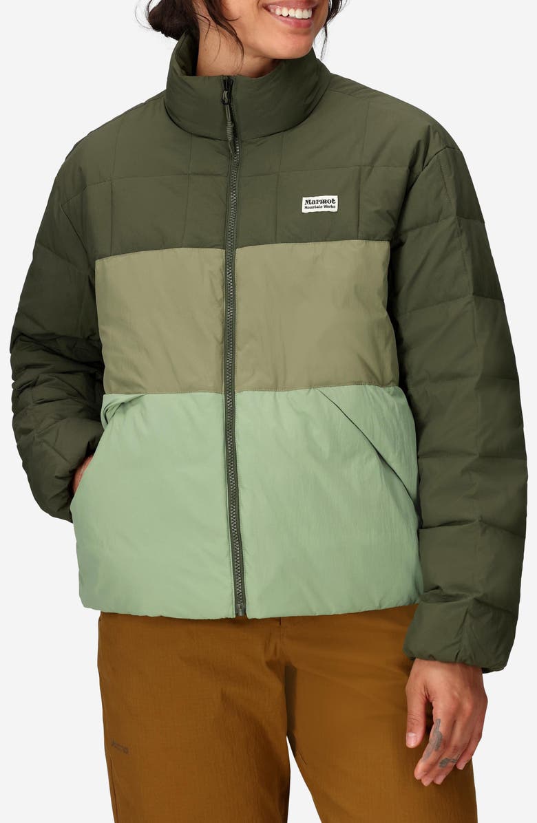 Marmot Ares 700 Fill Power Down Jacket, Main, color, Nori/Olive Grove/Agate Green
