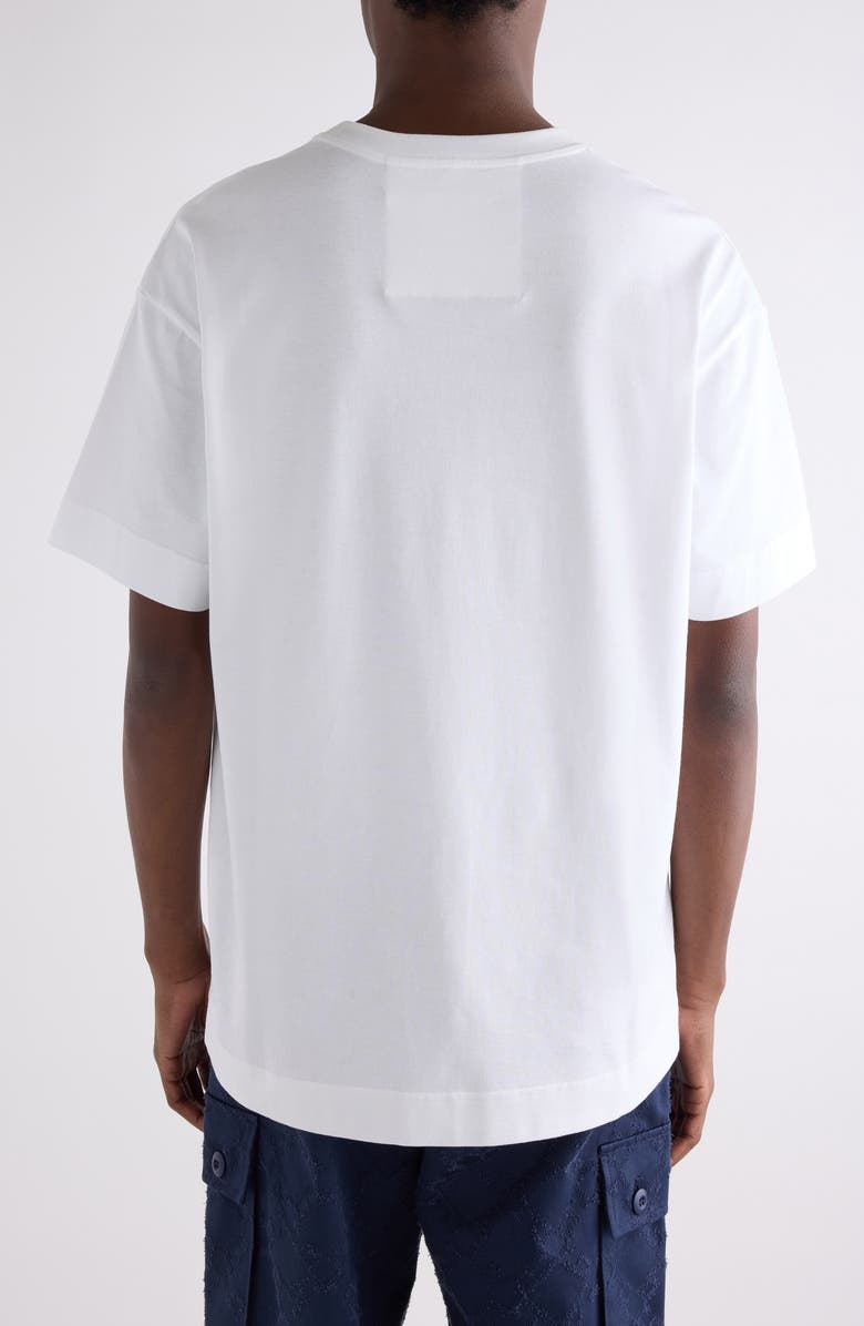 Givenchy Regular Fit 4G Lace Cutout T-Shirt, Alternate, color, White