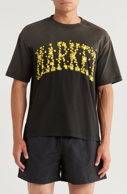 Market Galaxy Arc Cotton Graphic T-shirt In Black