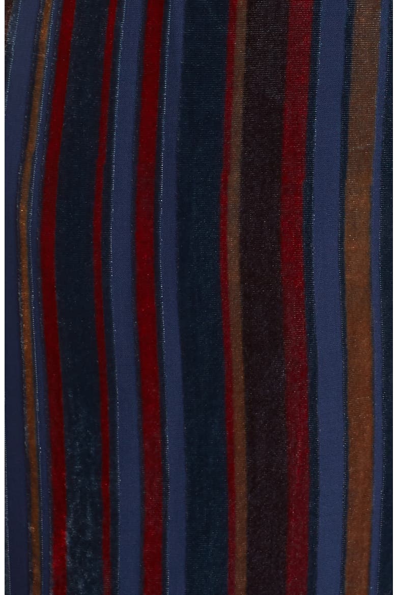 Stripe Velvet Jumpsuit, Alternate, color, NAVY MULTI