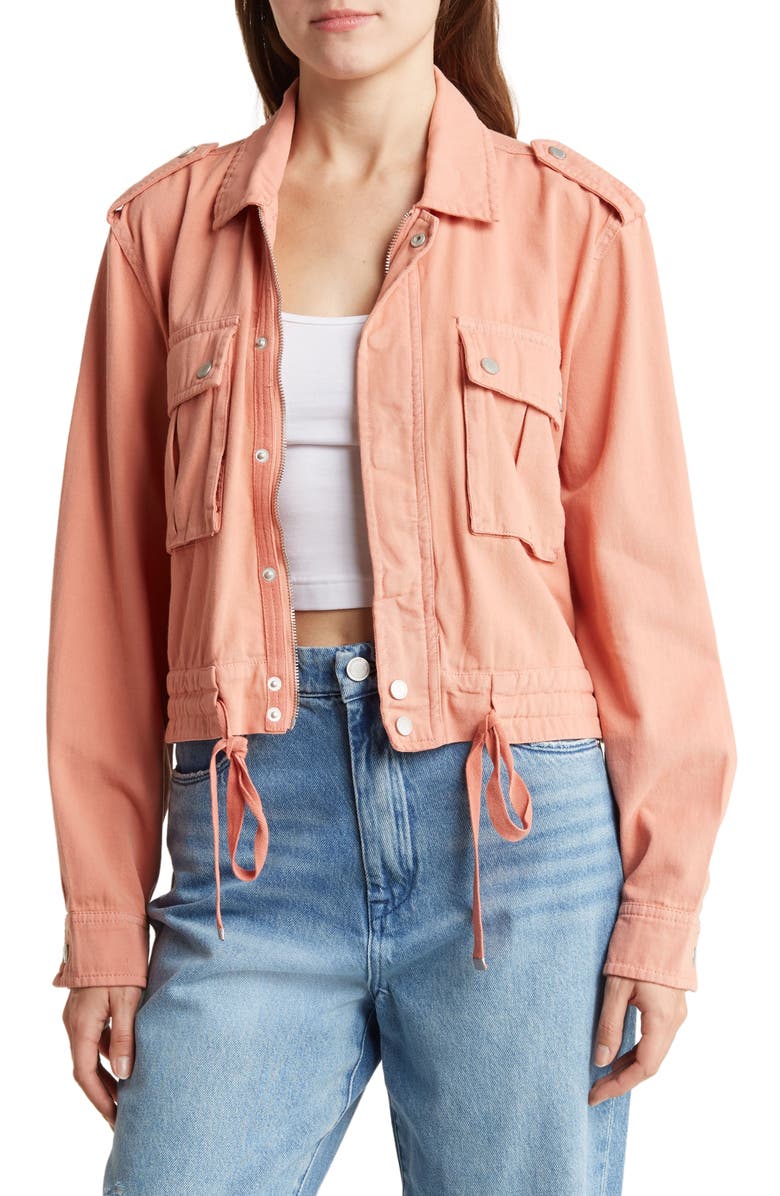 BLANKNYC Twill Utility Jacket, Main, color, 