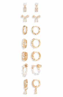 NATASHA 7-Pack of Assorted Earrings