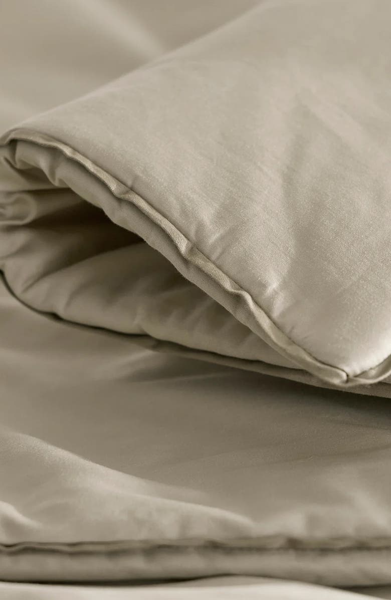 Boll & Branch Signature Comforter Set, Alternate, color, Oak