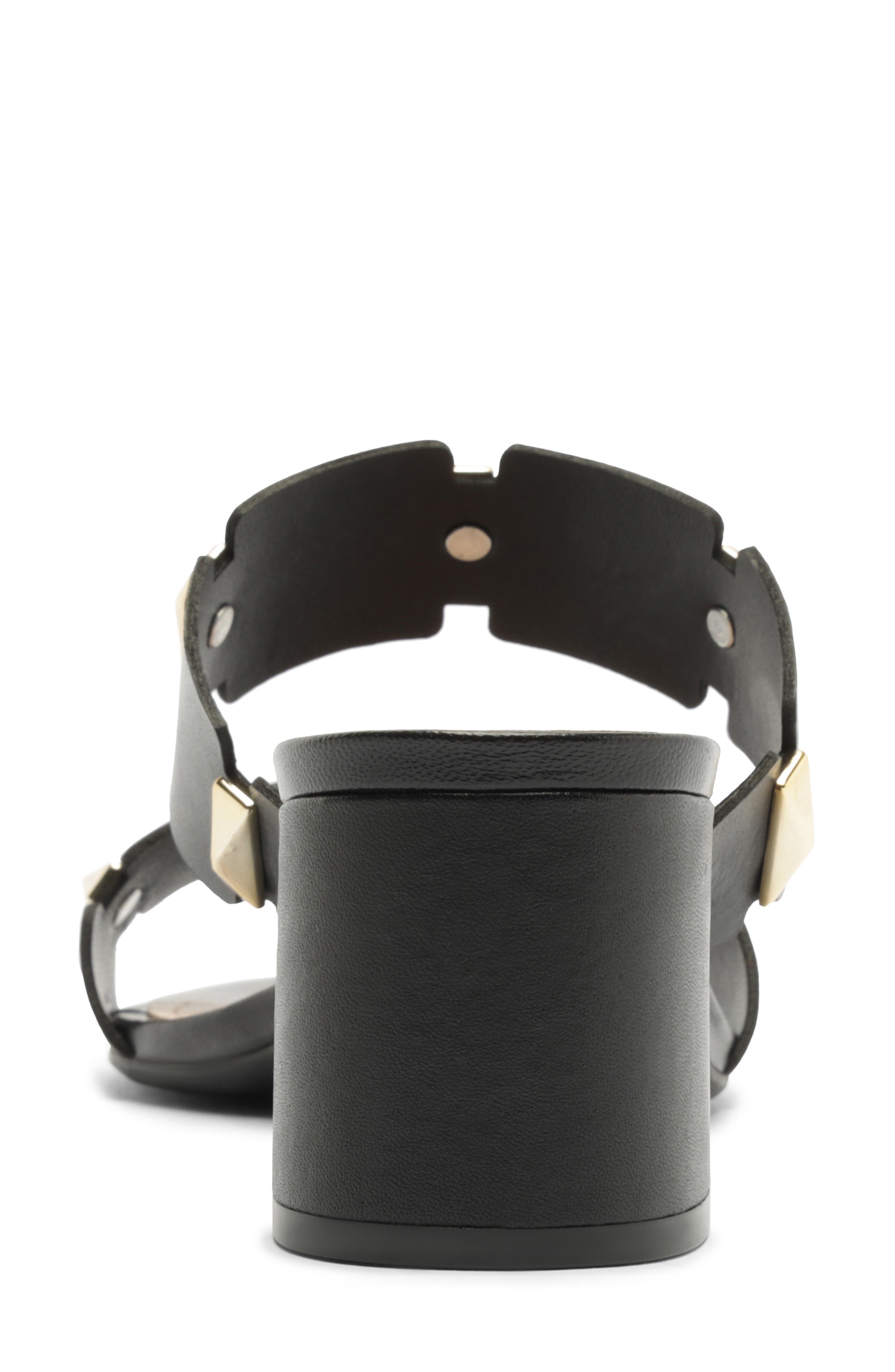 Arezzo Lyra Mid Slide Sandal, Alternate, color, Black