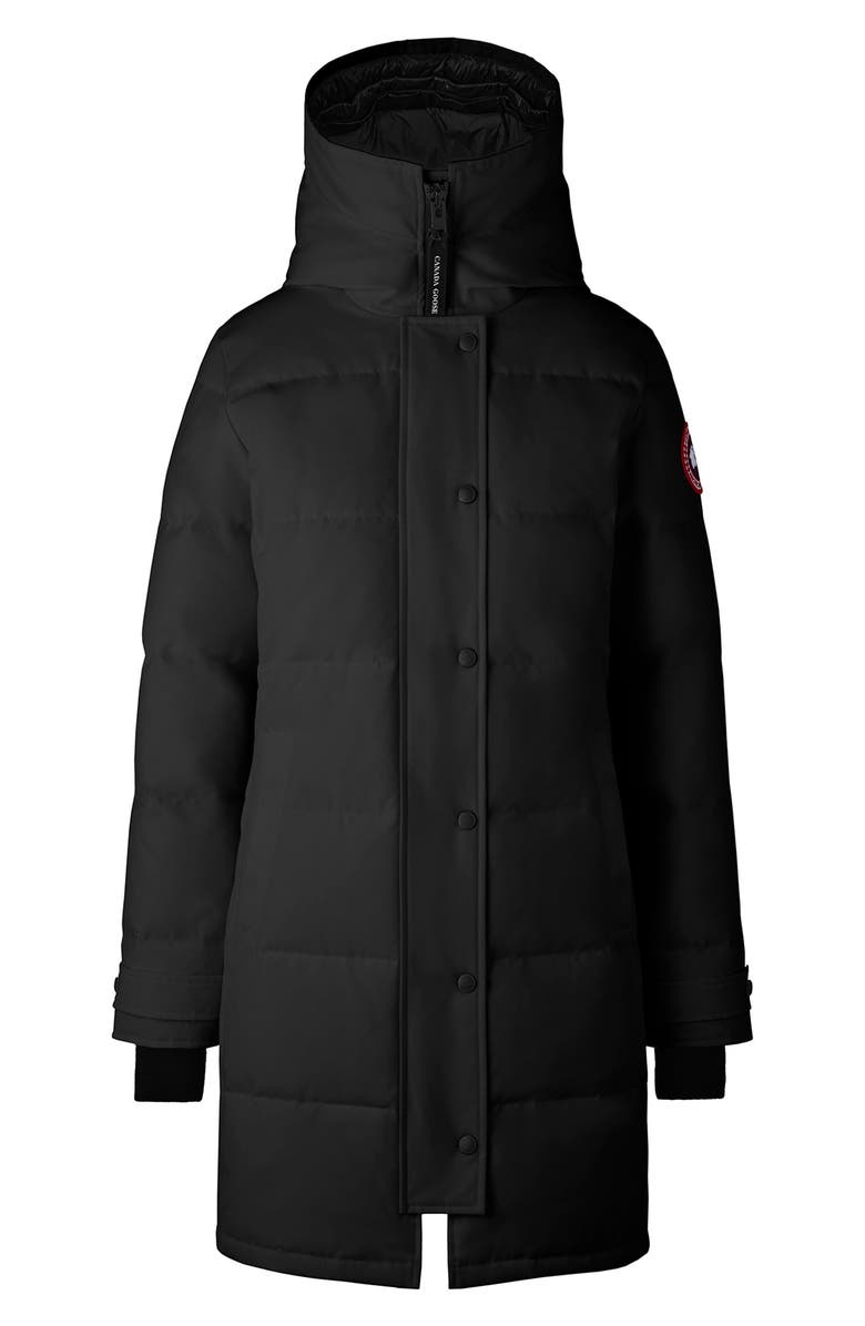 Canada Goose Shelburne Water Resistant 625 Fill Power Down Parka, Alternate, color, Black