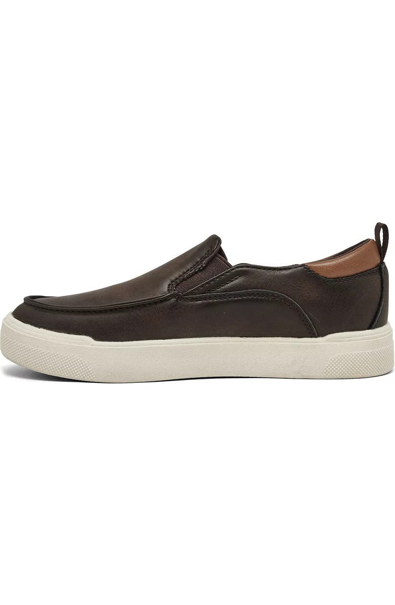 Ralph Lauren Kids' Filip Slip-On Sneaker, Alternate, color, Chocolate/ Tan