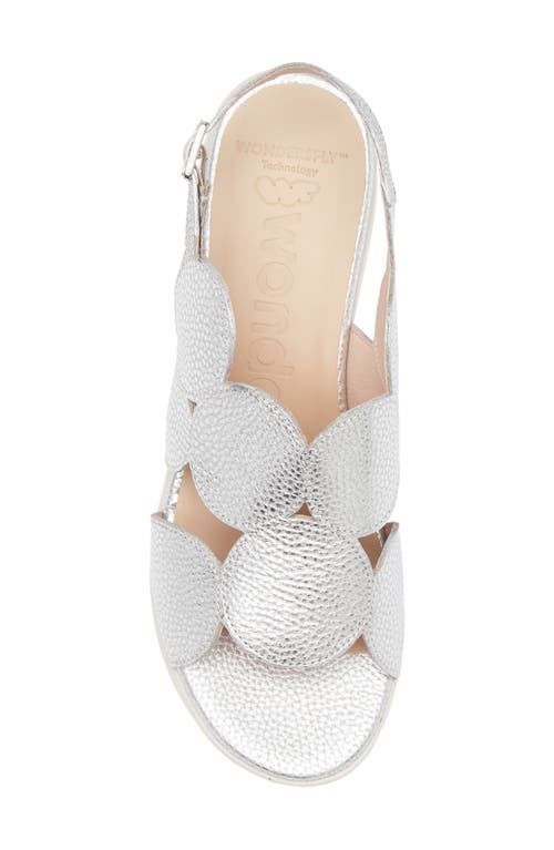 Wonders Platform Sandal In Max Plata