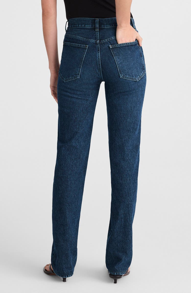 Madewell The Longline Straight Jeans, Alternate, color, Mckinney Wash
