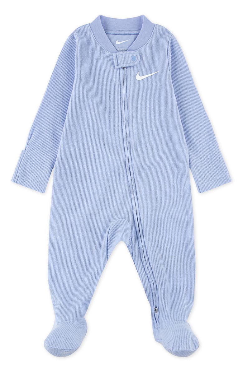 Nike Waffle Knit Footie, Main, color, Cobalt Bliss