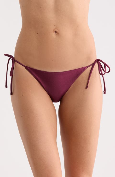 Sunning Side Tie Bikini Bottoms