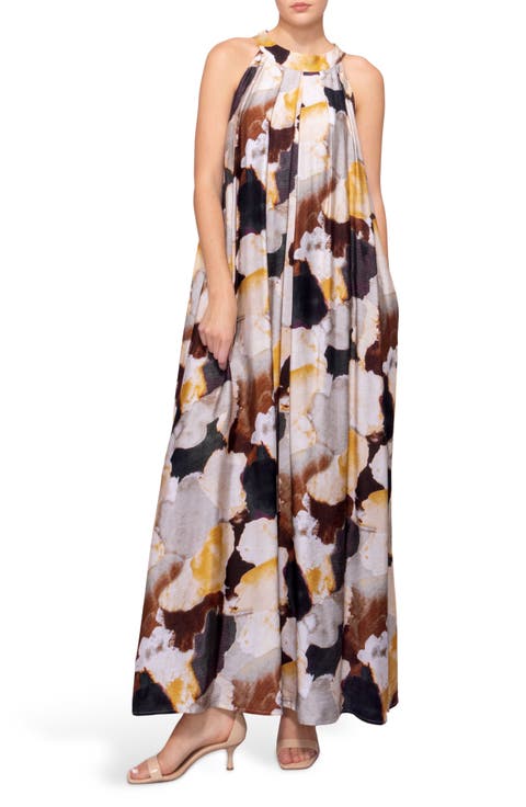 High Neck Maxi Dress