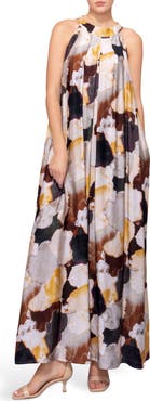 MELLODAY High Neck Maxi Dress