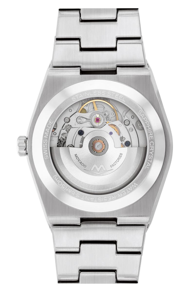 Movado Bold Quest Bracelet Watch, 39mm, Alternate, color, Black