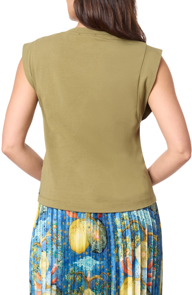 Scotch & Soda Mercerized Muscle Tee, Alternate, color, Washed Military